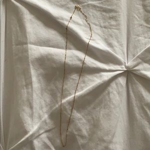 10k thin chain necklace